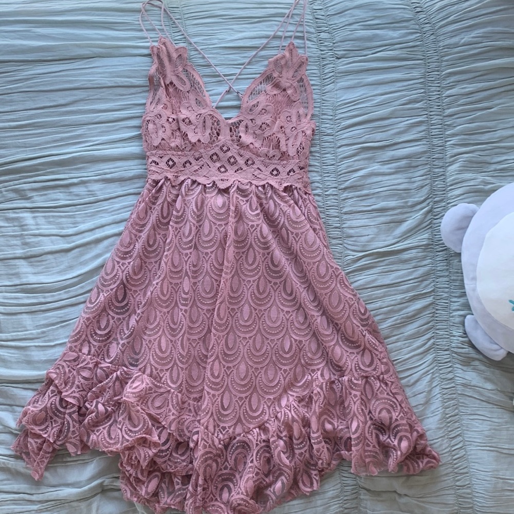 Pink Free People Dress